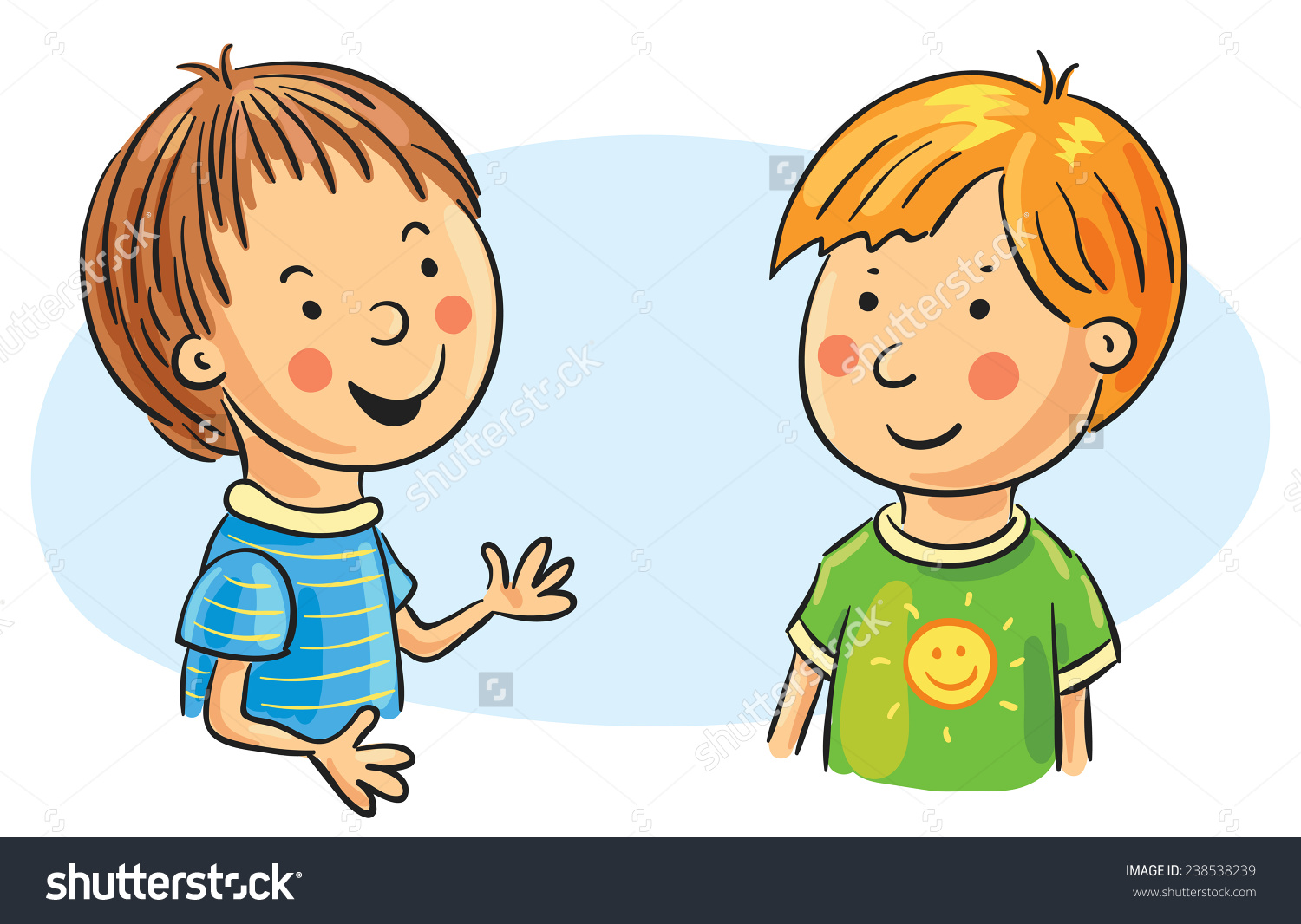 Related Keywords & Suggestions for Two Kids Talking To Each Other.