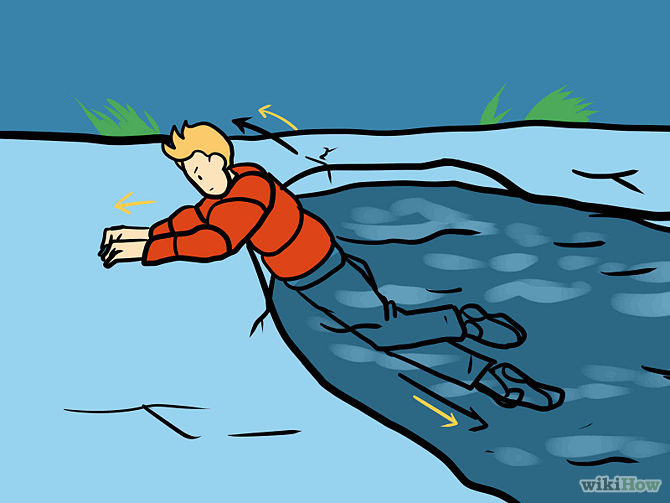 How to survive a fall through the ice.