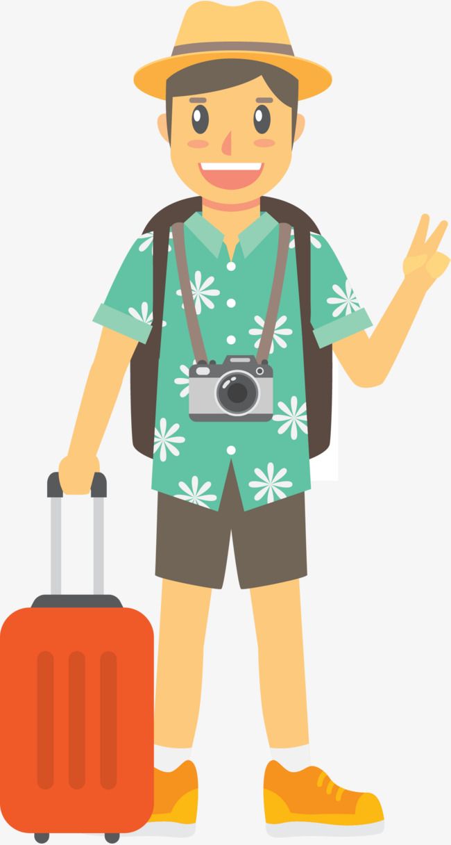 Tourists Traveling By The Sea, Sea Clipart, Tourist.