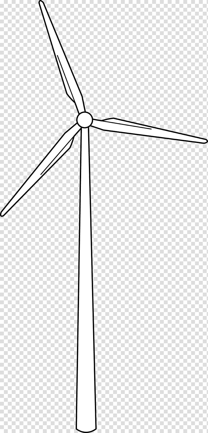 Wind farm Wind turbine Wind power Drawing, windmill.