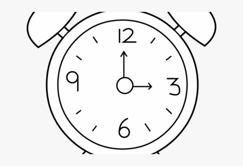 Clock Outline Cliparts.