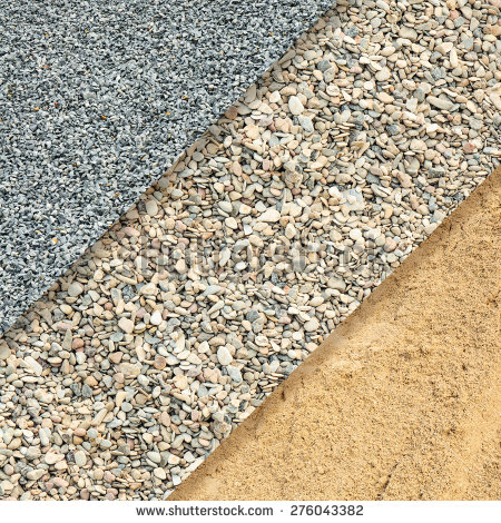 Fine Coarse Gravel Sand Background Stock Photo 276043382.