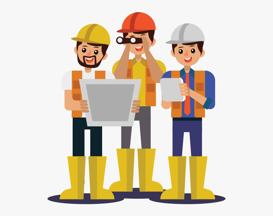 Contractor Clipart Construction Team.