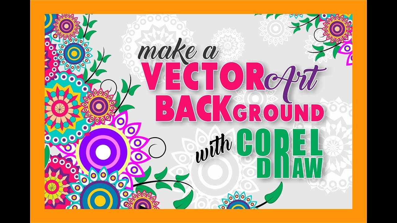 membuat vector flower dengan corel draw x7.