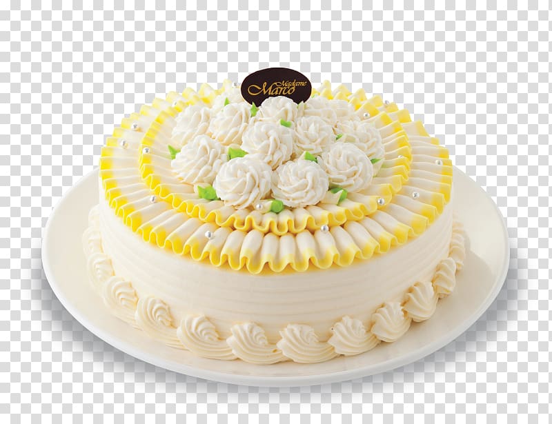 Cream pie Sugar cake Cake decorating Buttercream, ิbakery.