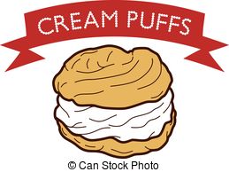 Cream puff clip art.