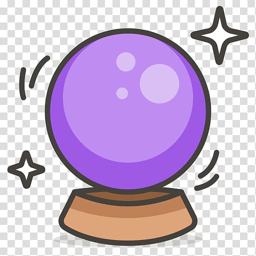 Computer Icons Magic Crystal ball Emoji, Emoji transparent.