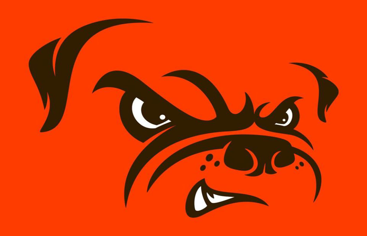 Browns Dawg Pound logo 2015 courtesy Cleveland Browns.