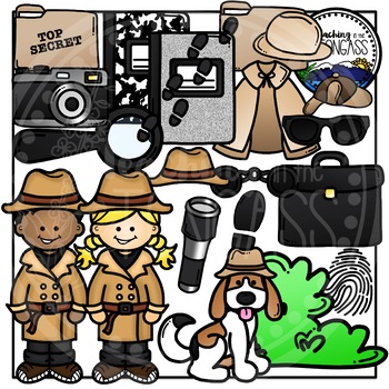 Detective Clipart.