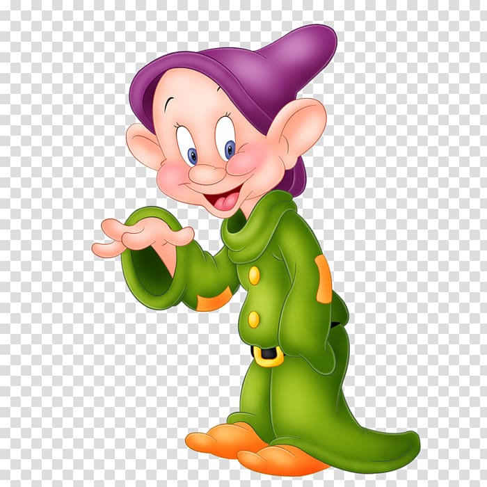 Snow White Seven Dwarfs Dopey, Dwarf transparent background PNG.