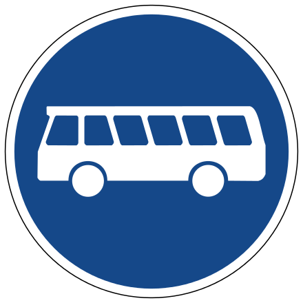 Busfahrstreifen.