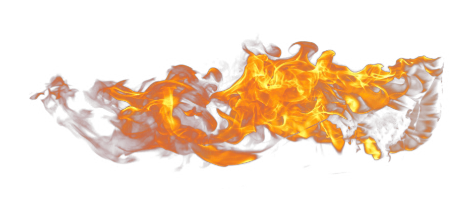 Fire Flames transparent PNG.