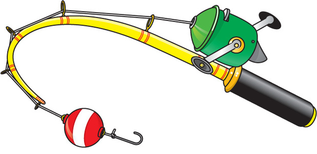 Fishing pole fishing rod clipart hostted image.