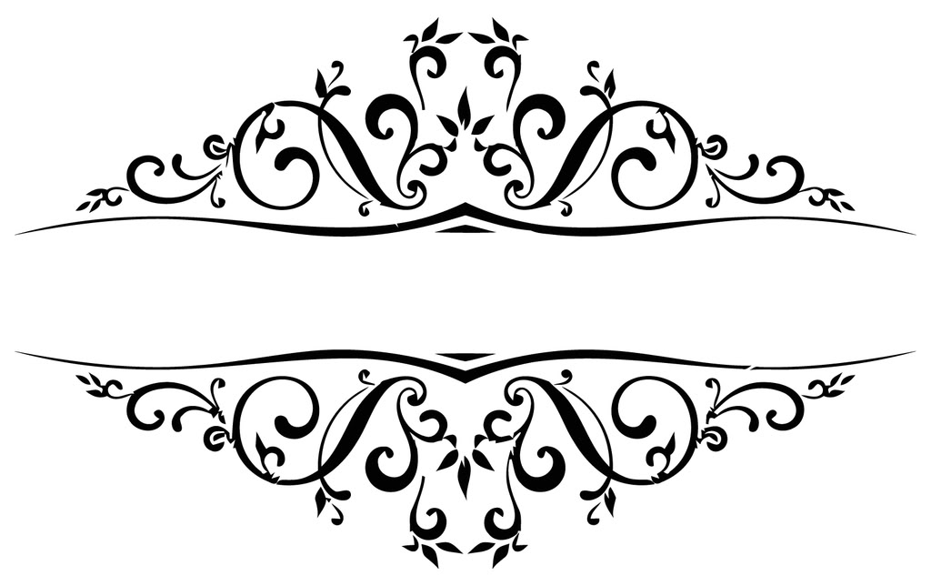 Flourish Line Clipart.