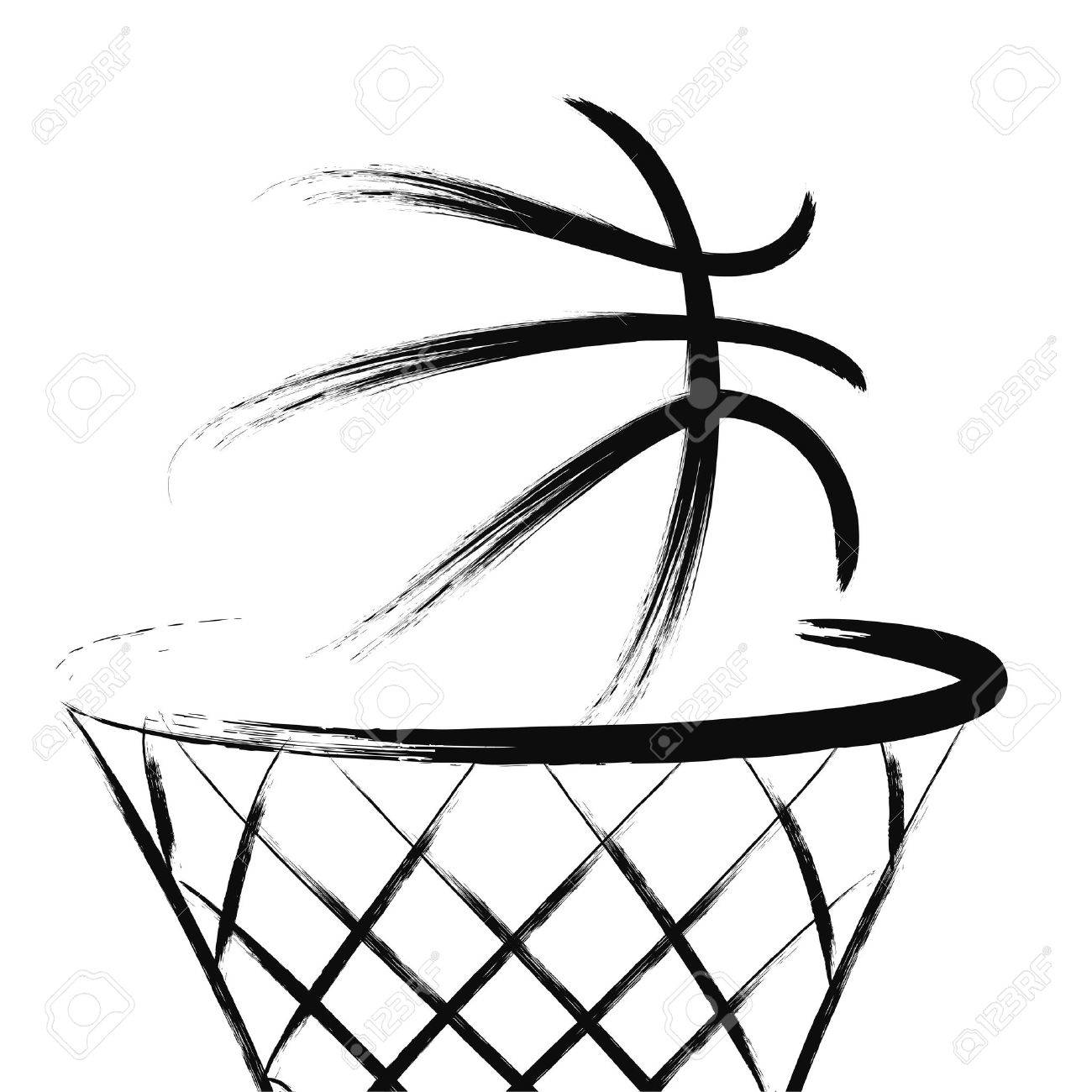 Basketball, vector.