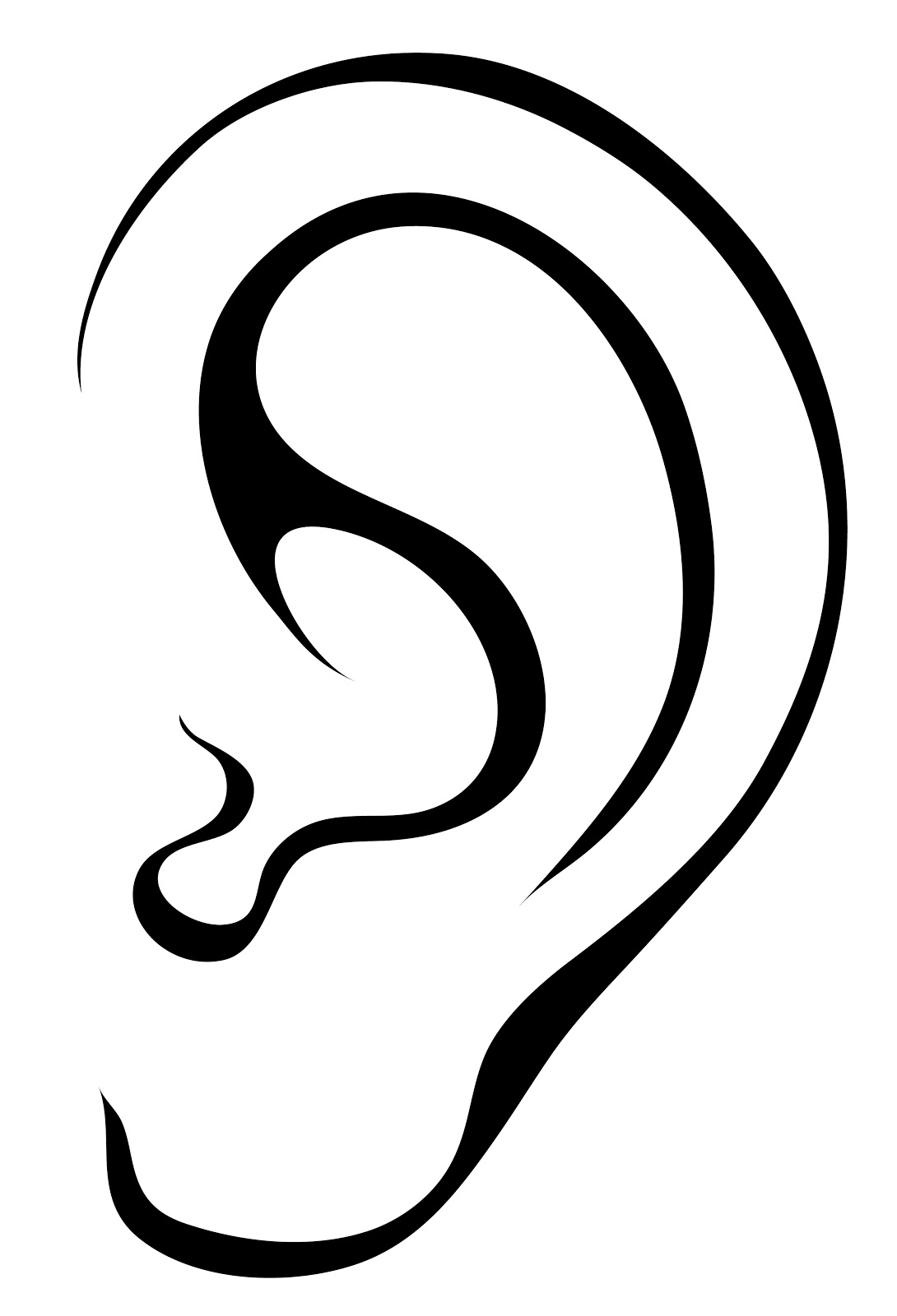 3355 Ear free clipart.