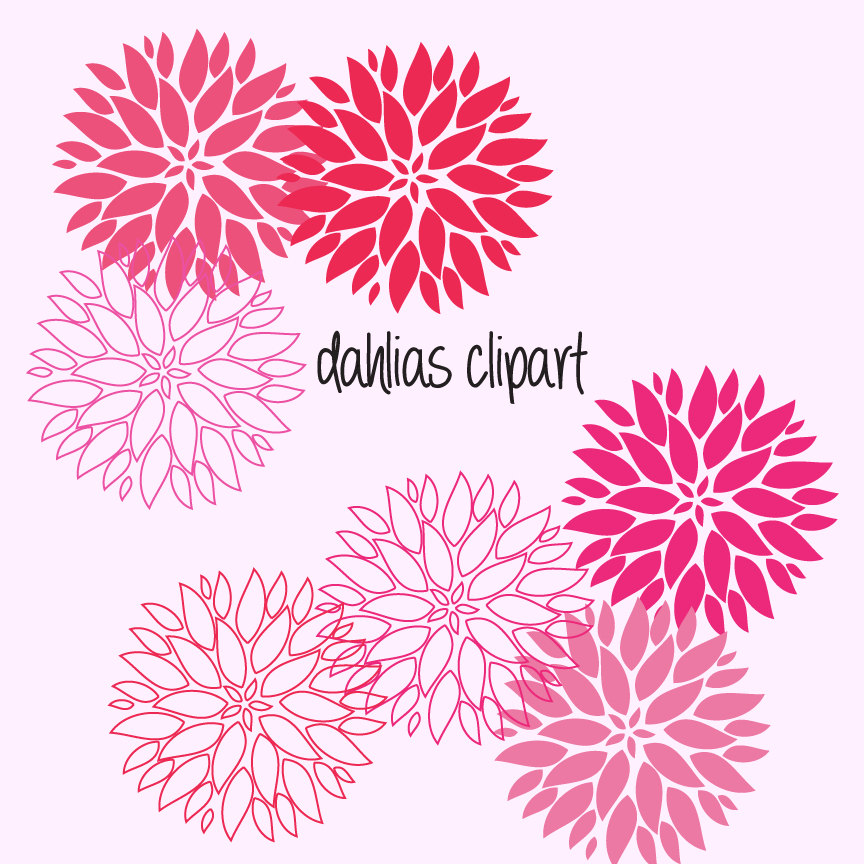 Free Dahlia Flower Cliparts, Download Free Clip Art, Free.