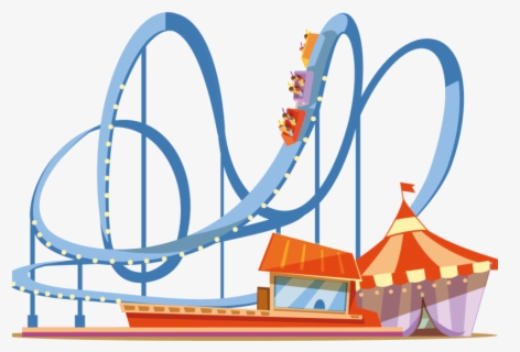 Free Rollercoaster Clip Art with No Background.