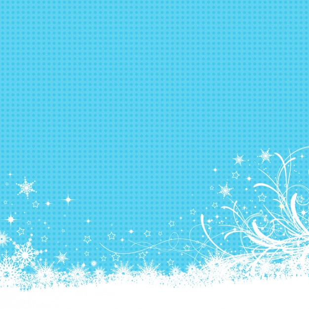 Frozen background in blue color Vector.