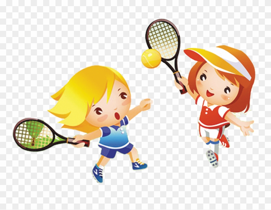 Tennis Girl Play Child Clip Art.