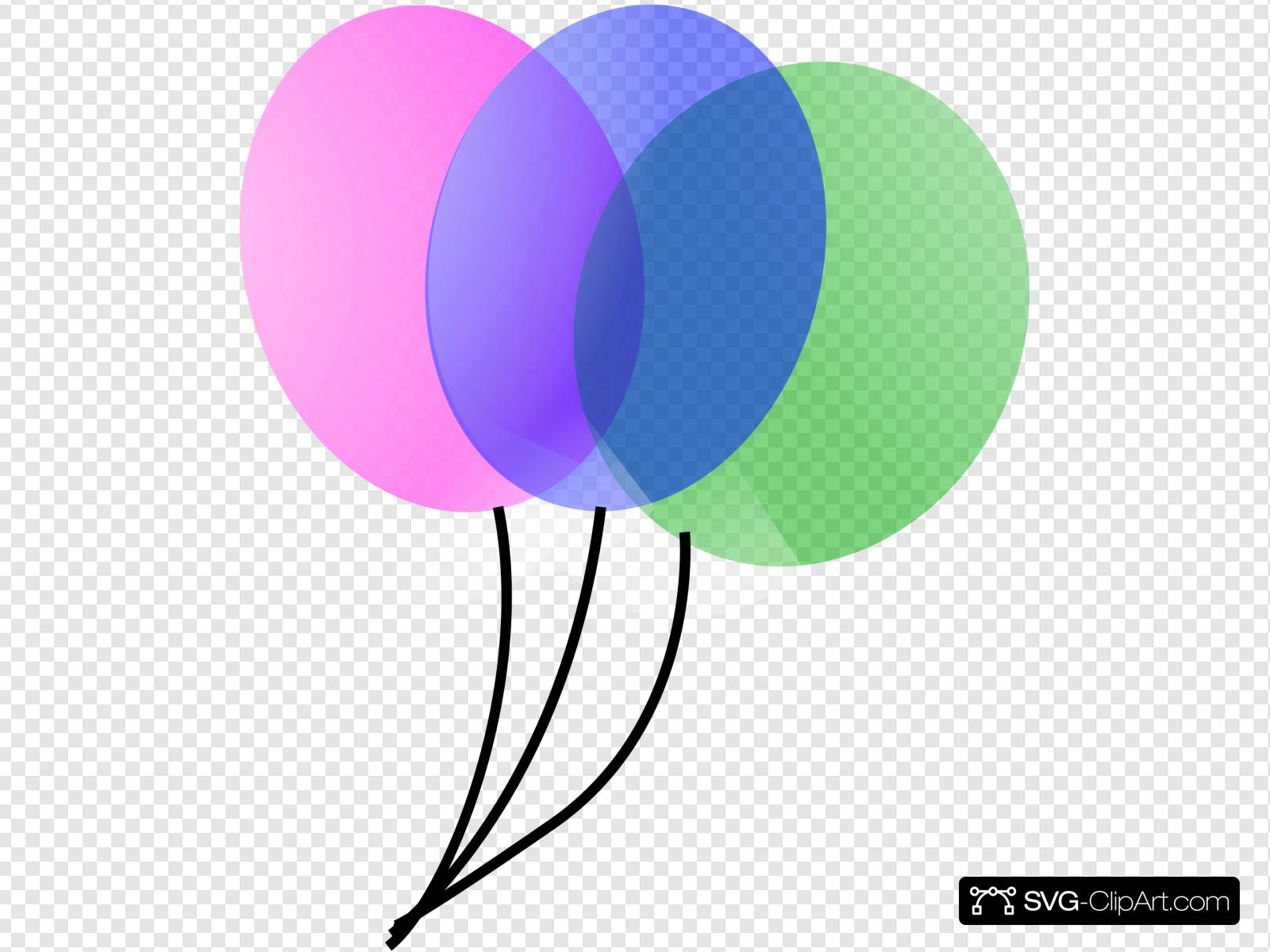 Globos Clip art, Icon and SVG.