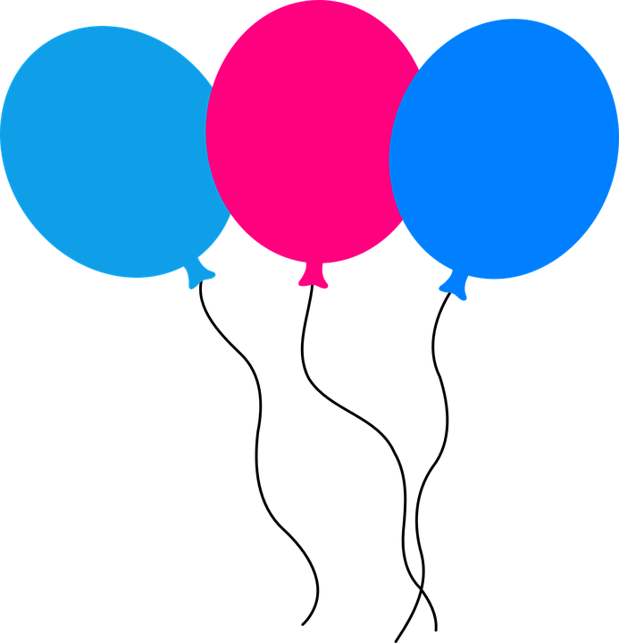 Vector globos azules png 1 » PNG Image.