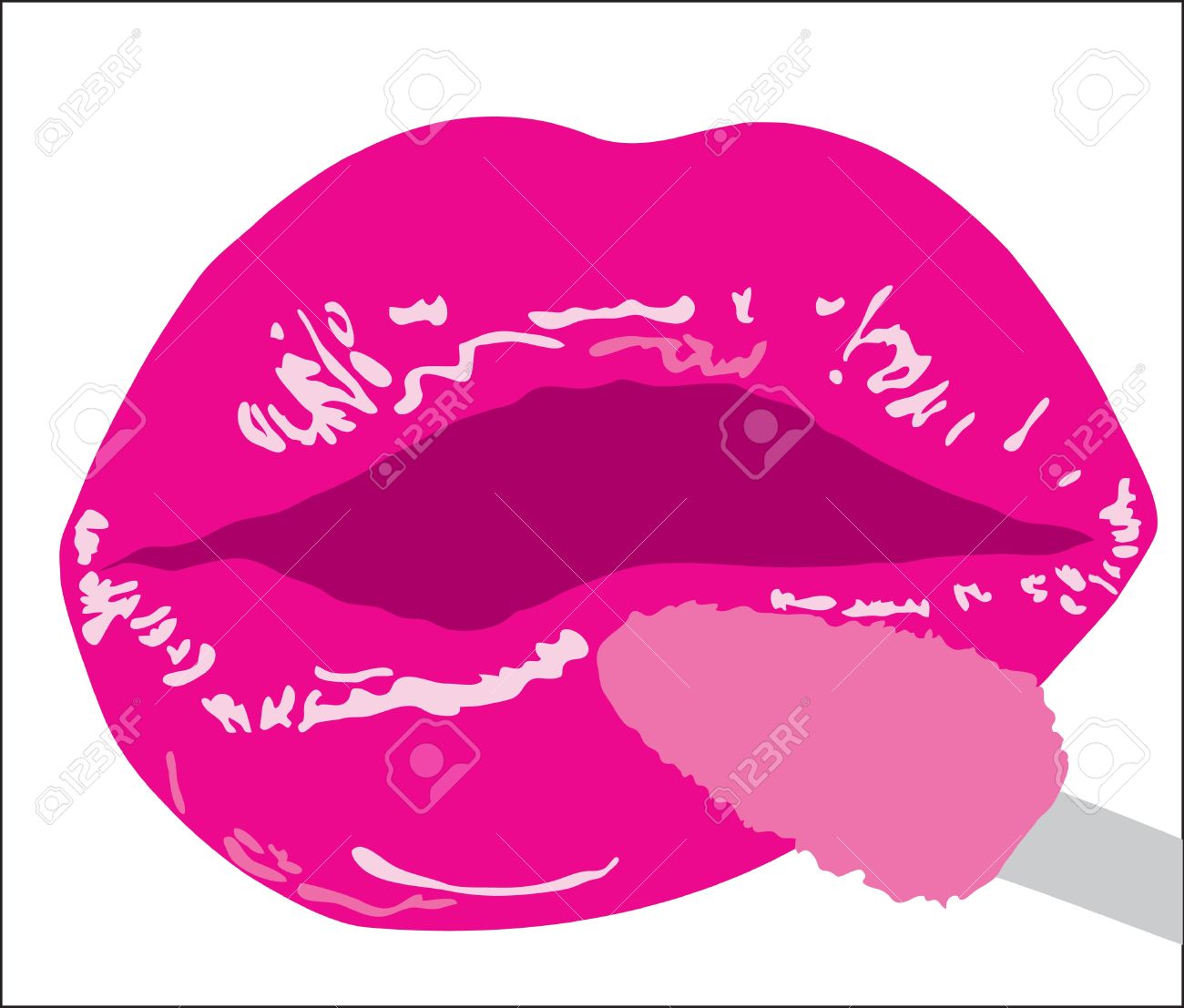 Lip Gloss Clipart.