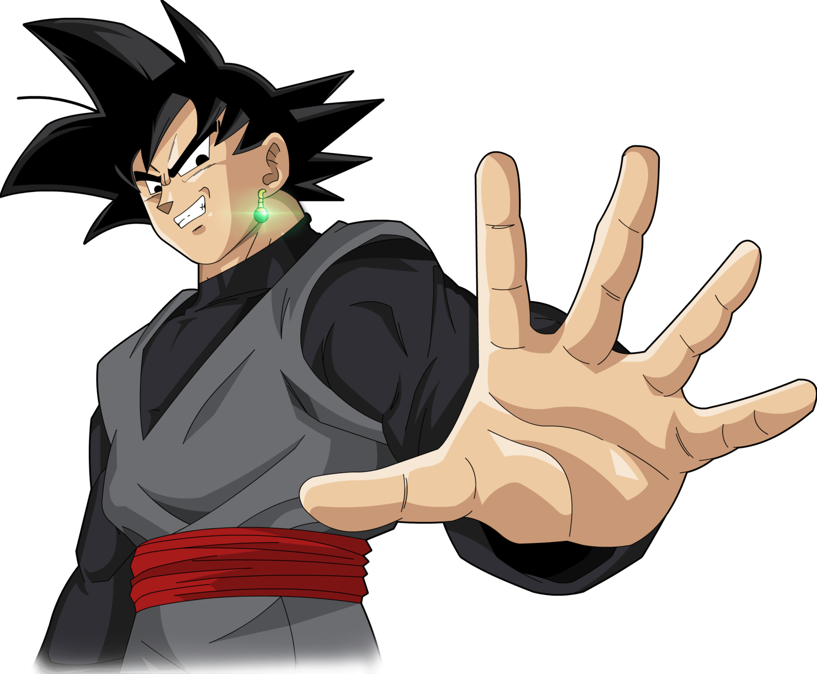 Black Goku Hand transparent PNG.