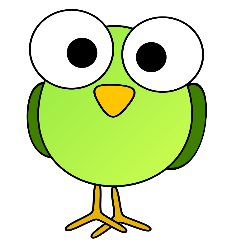 Green Bird Clipart.