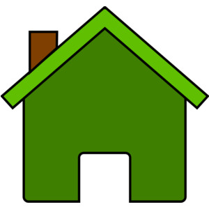 Green House Clip Art.