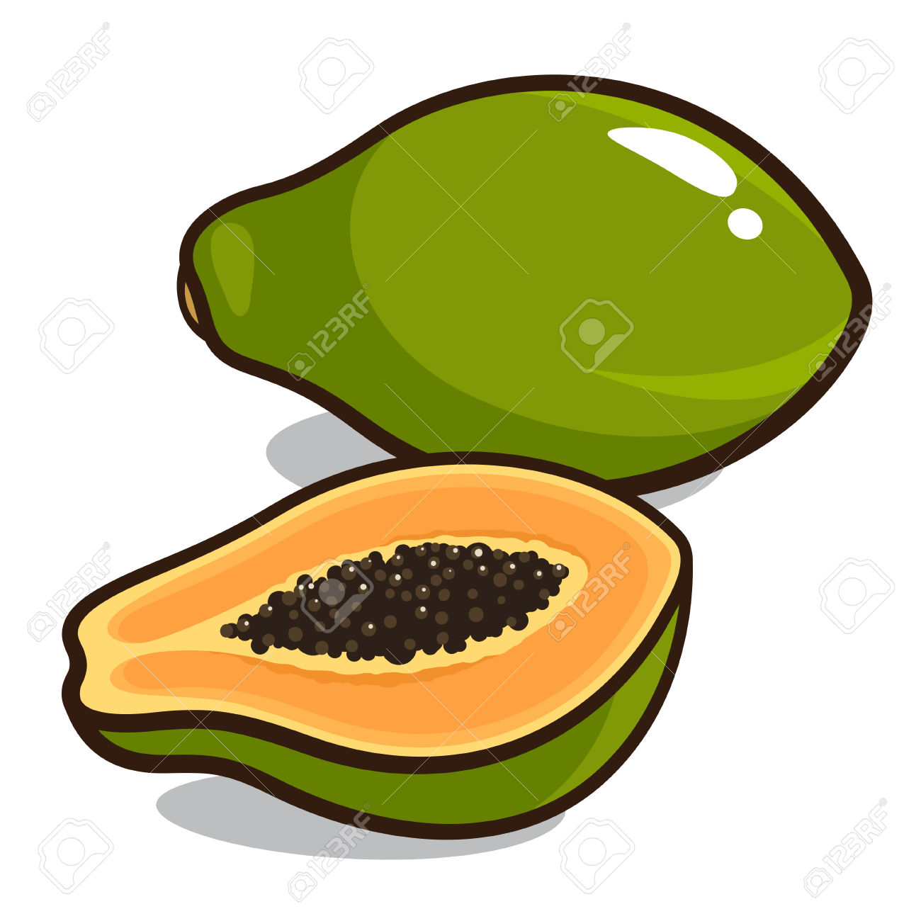 3,105 Papaya Cliparts, Stock Vector And Royalty Free Papaya.