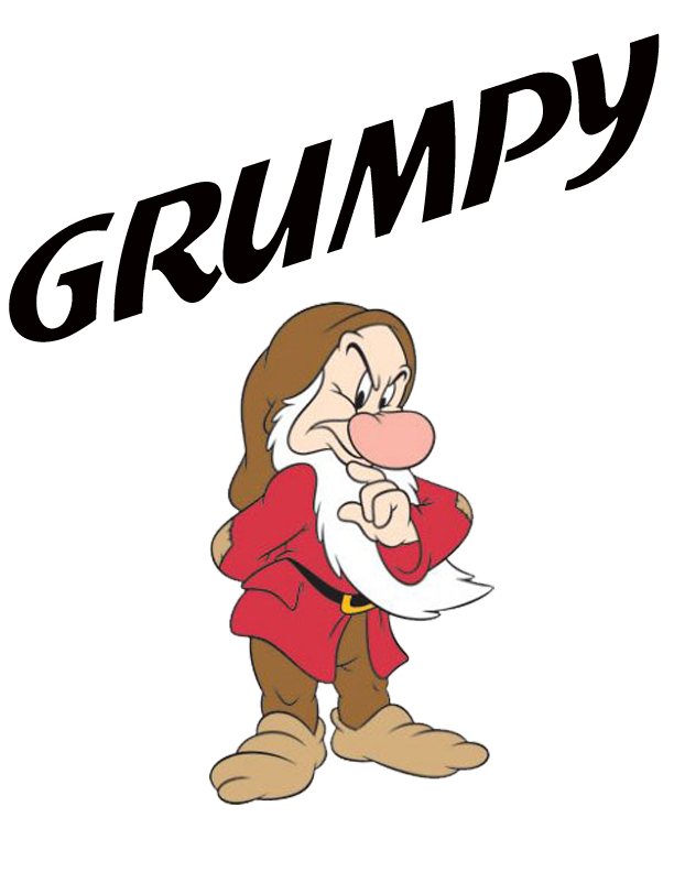 Grumpy Clip Art.