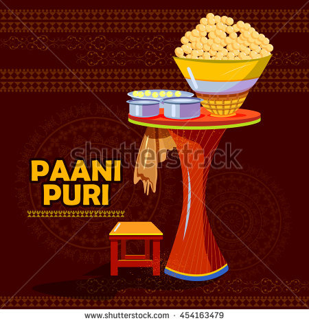 Panipuri Stock Photos, Royalty.