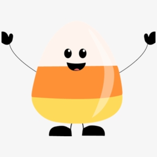 Candy Corn Clipart Happy Halloween.