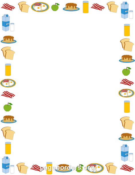 Food Border Clip Art.