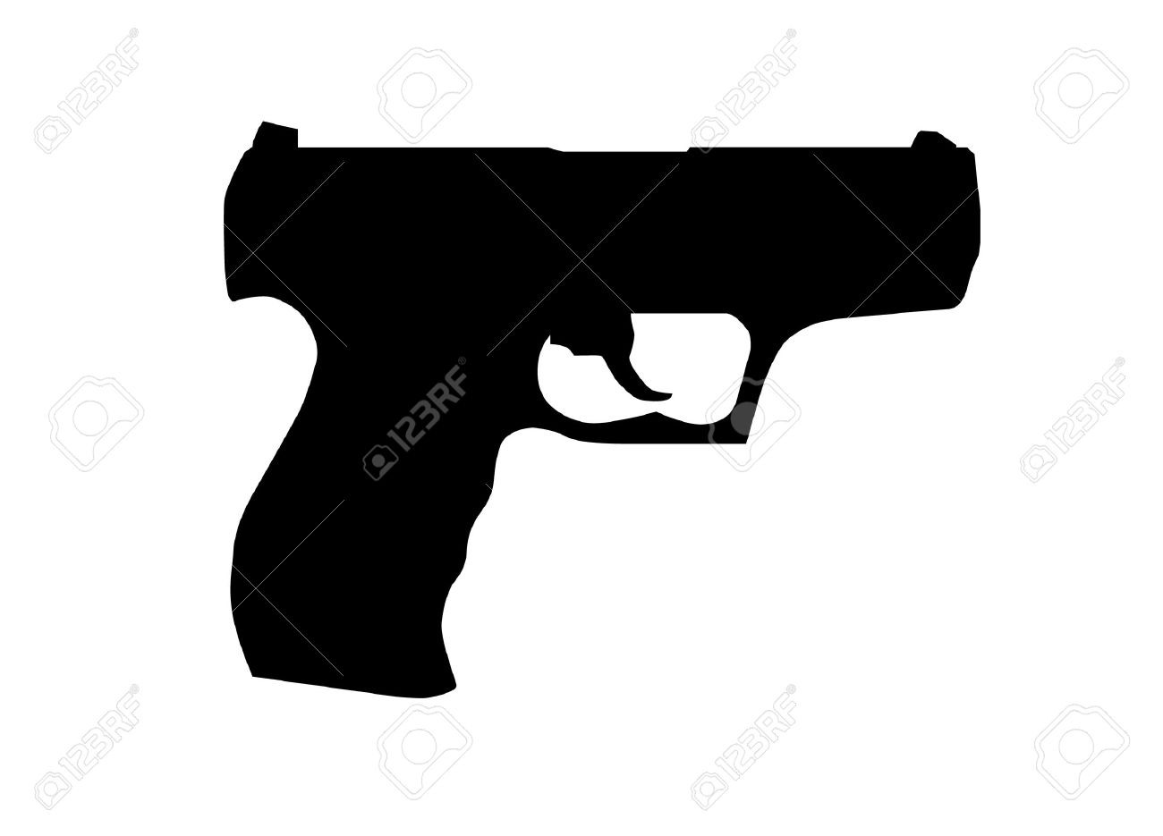 Gun Transparent Background Clipart.