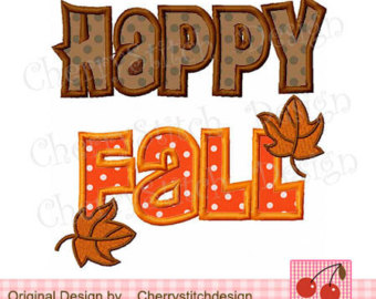 happy fall clip art.