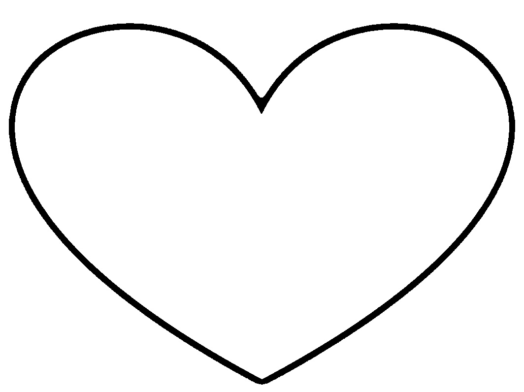 Heart Clip Art Outline.