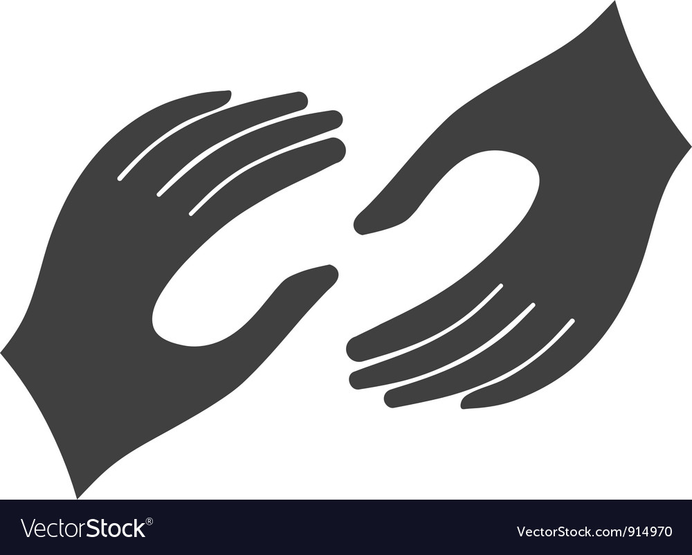 Helping hands logo.