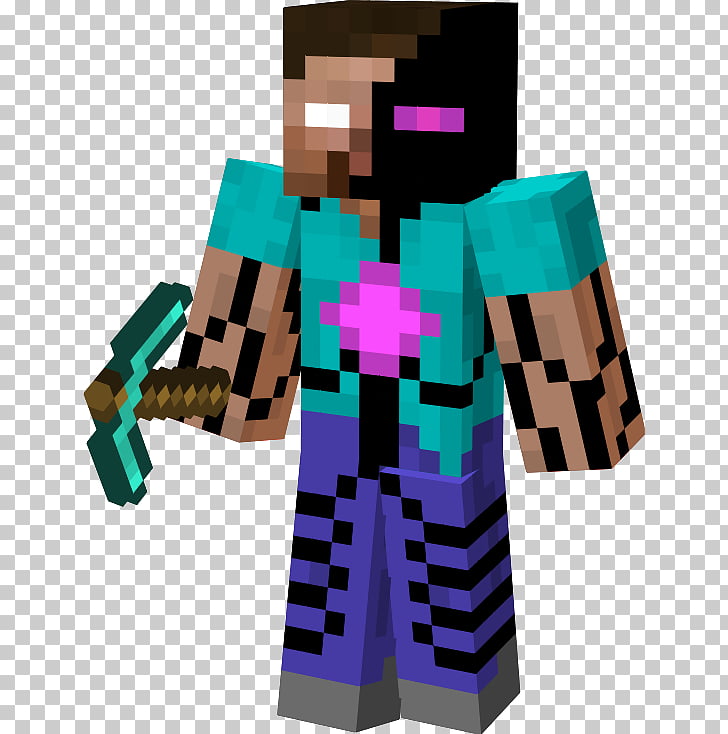 Minecraft: Pocket Edition Herobrine Enderman Skin, broken.