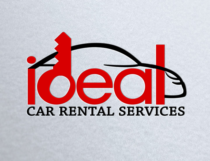 Logo Design: Ideal Car Rentals.