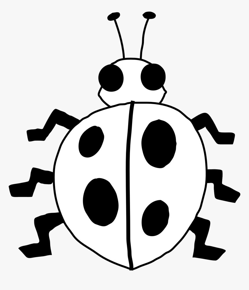 Ladybug Outline Ladybug On Flower Clipart Free Images.