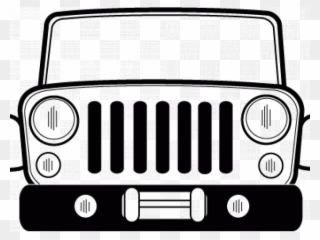 Grill Clipart Jeep Cj.