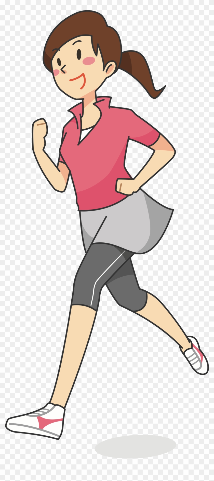 Transparent Download Woman Running Big Image Png.