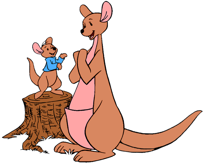 Kanga and Roo Clip Art 2.