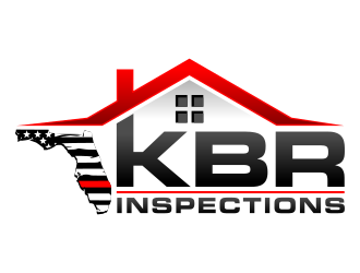 KBR Inspections logo design.