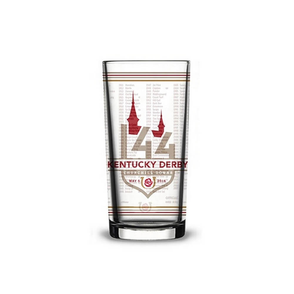 2018 Official 144th Kentucky Derby Mint Julep Glass.