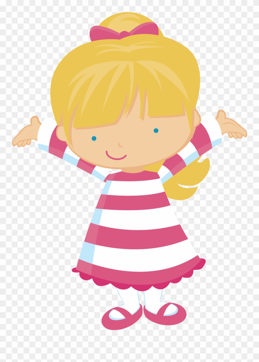 Cute Clipart, Girl Clipart, Patchwork, Kids Scrapbook,.