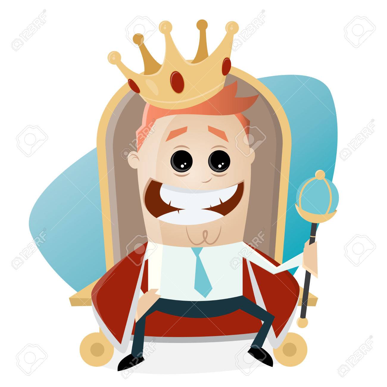 king on throne clipart.