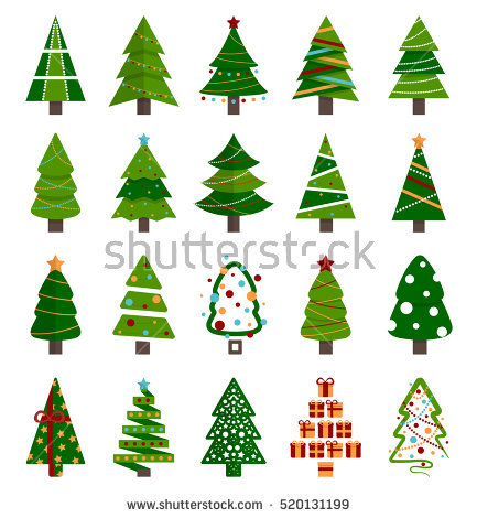 Christmas Tree Stock Images, Royalty.